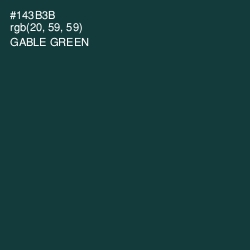 #143B3B - Gable Green Color Image